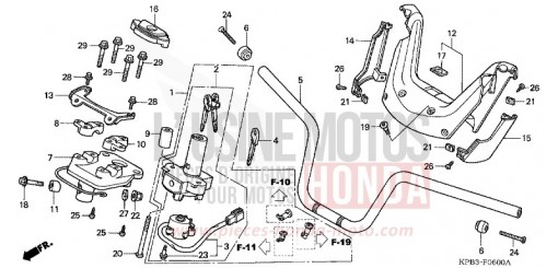 TUYAU DE GUIDON/REVETEMENT DE GUIDON (NSS2501/NSS250A) NSS2501 de 2001